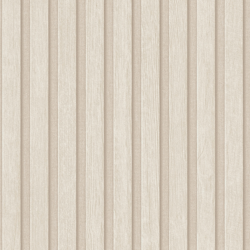 39109-6 Wood Slats Cream Wallpaper by AS Creation