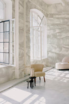 A00100 Sand Waves Ice Geo Mural by Coordonné