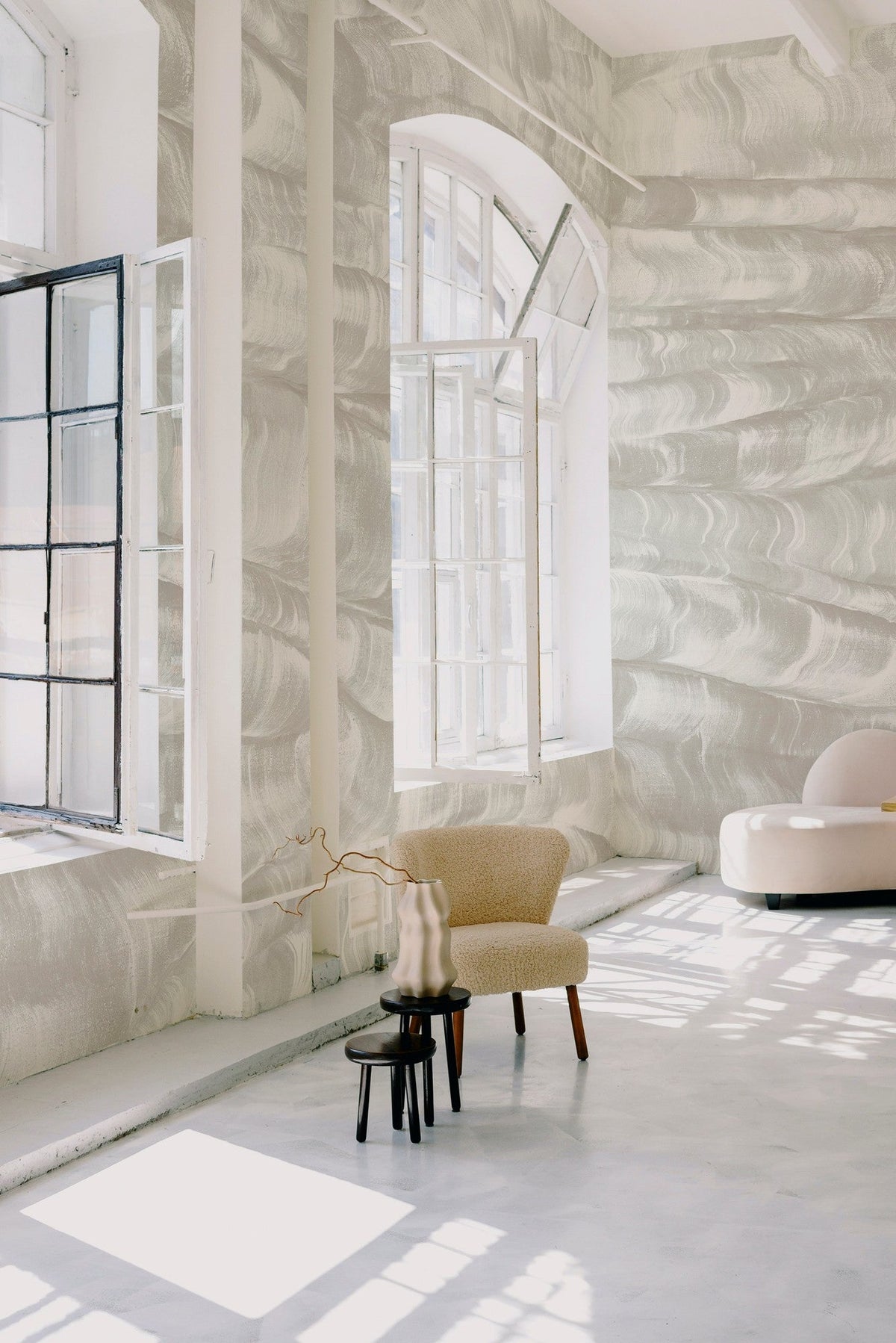 Sand Waves Ice Geo Mural by Coordonné