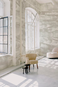 A00100 Sand Waves Ice Geo Mural by Coordonné