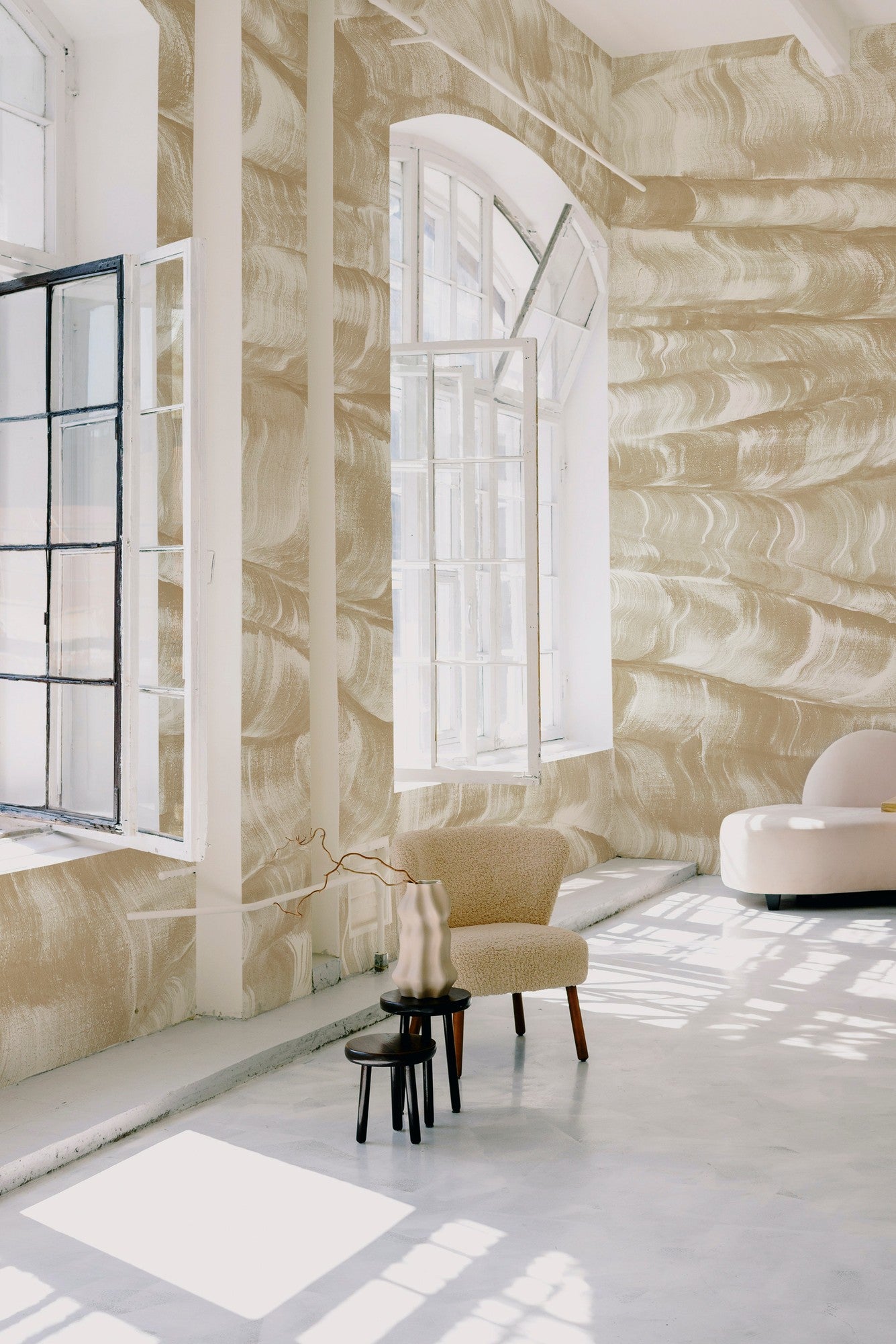 A00101 Sand Waves Dune Geo Mural by Coordonné