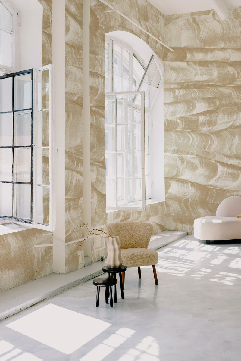 A00101 Sand Waves Dune Geo Mural by Coordonné