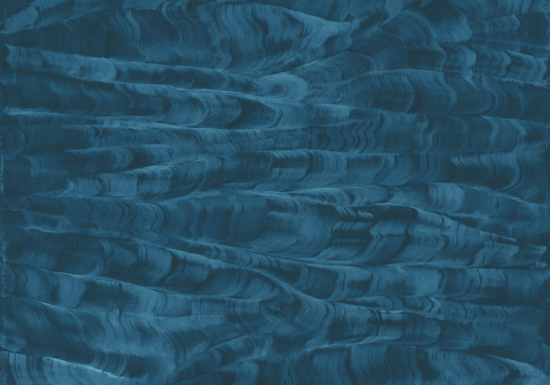 A00103 Sand Waves Sapphire Geo Mural by Coordonné
