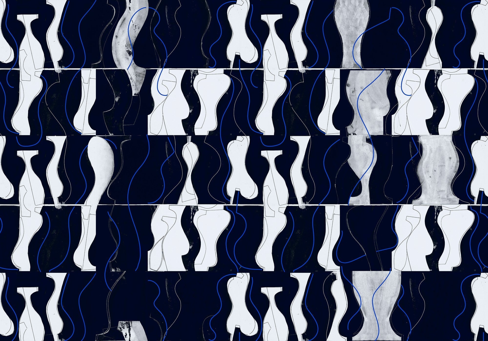 A00111 Archeological Onyx Geo Mural by Coordonné