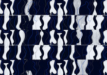 A00111 Archeological Onyx Geo Mural by Coordonné