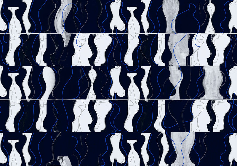 A00111 Archeological Onyx Geo Mural by Coordonné