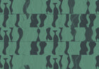 A00112 Archeological Malachite Geo Mural by Coordonné