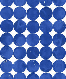 A00113 Lunar Craters Sapphire Geo Wallpaper by Coordonné