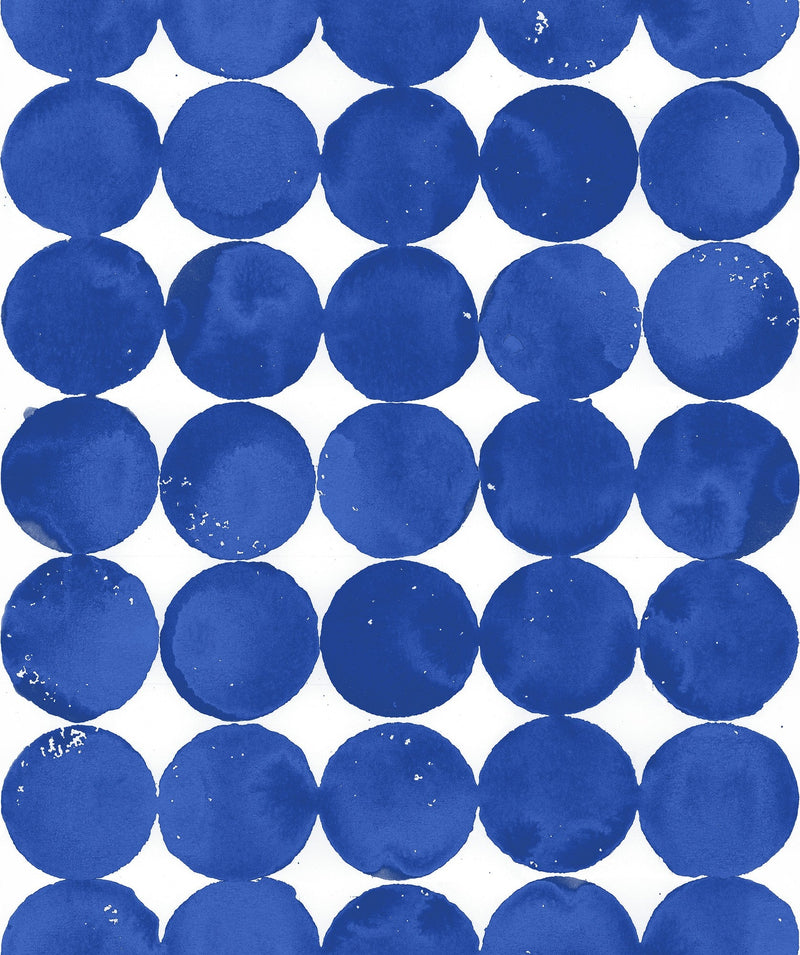 A00113 Lunar Craters Sapphire Geo Wallpaper by Coordonné