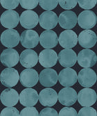 A00118 Lunar Craters Aqua Geo Wallpaper by Coordonné