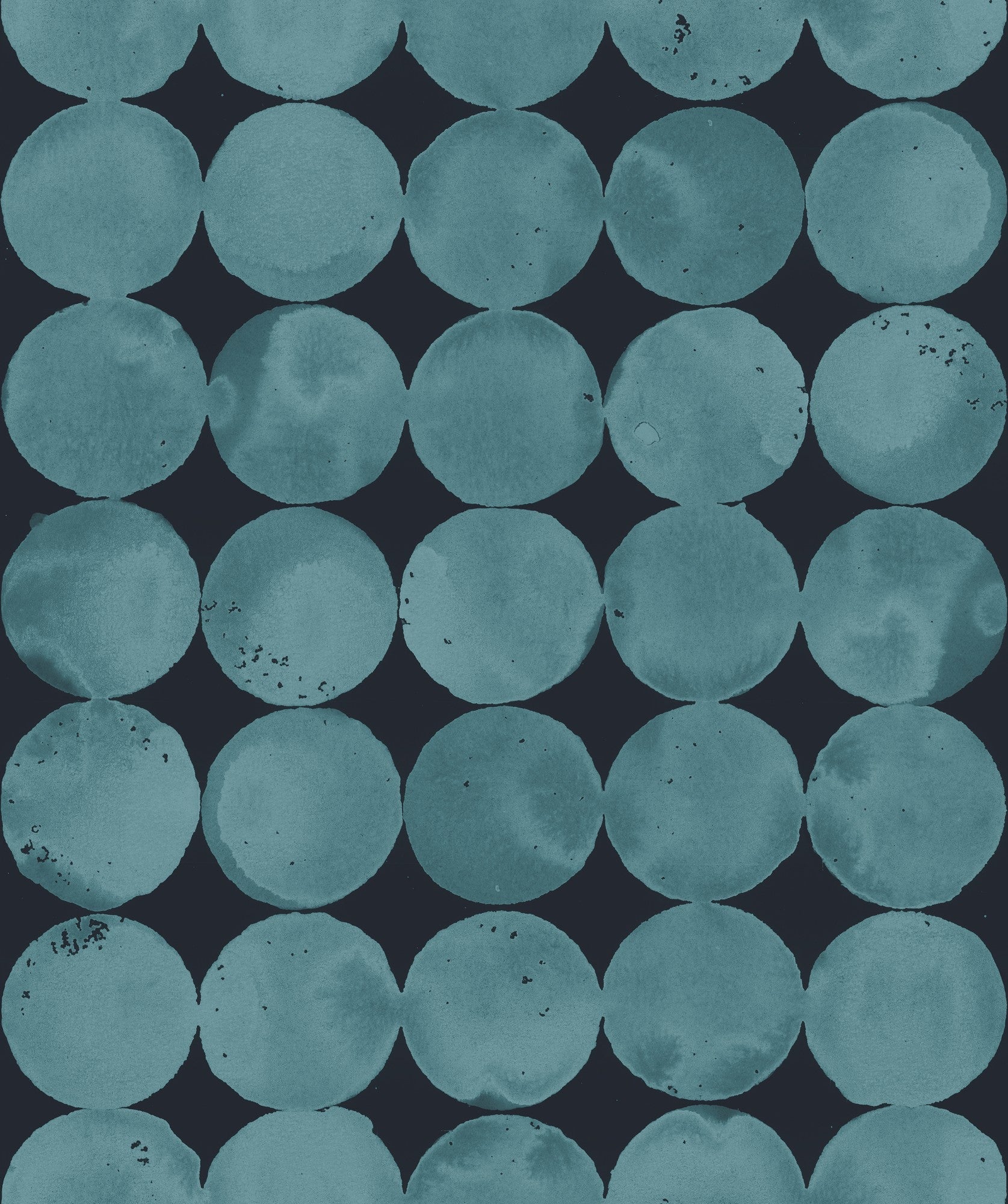 A00118 Lunar Craters Aqua Geo Wallpaper by Coordonné