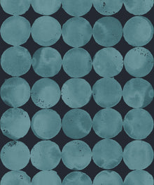 A00118 Lunar Craters Aqua Geo Wallpaper by Coordonné