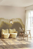 A00119 Coral Reefs Amber Geo Mural by Coordonné