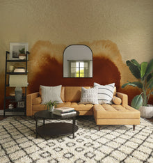 A00123 Coral Reefs Metallics Gold Geo Mural by Coordonné