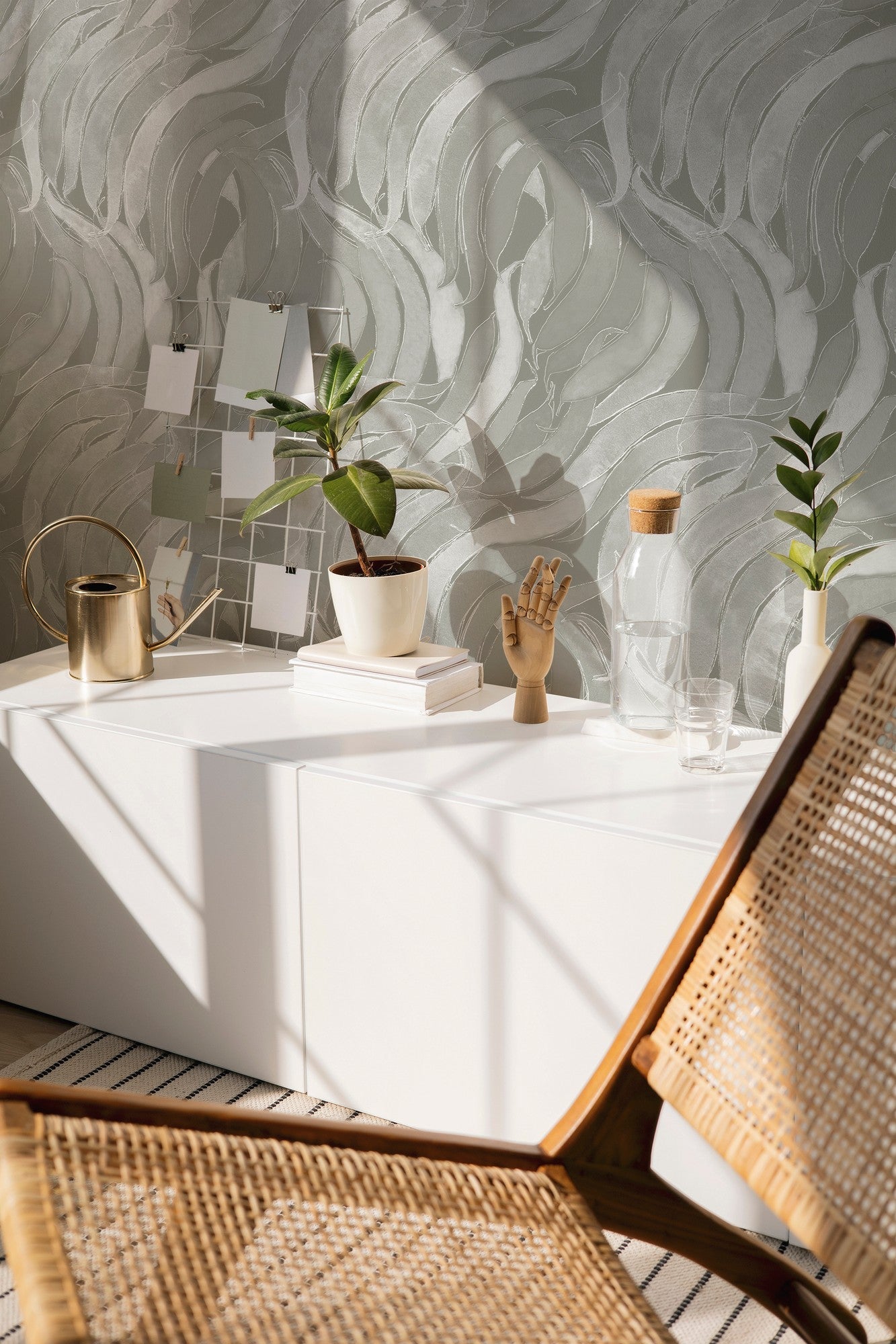A00126 Crop Fossils Quartz Geo Wallpaper by Coordonné