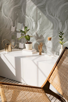 A00126 Crop Fossils Quartz Geo Wallpaper by Coordonné