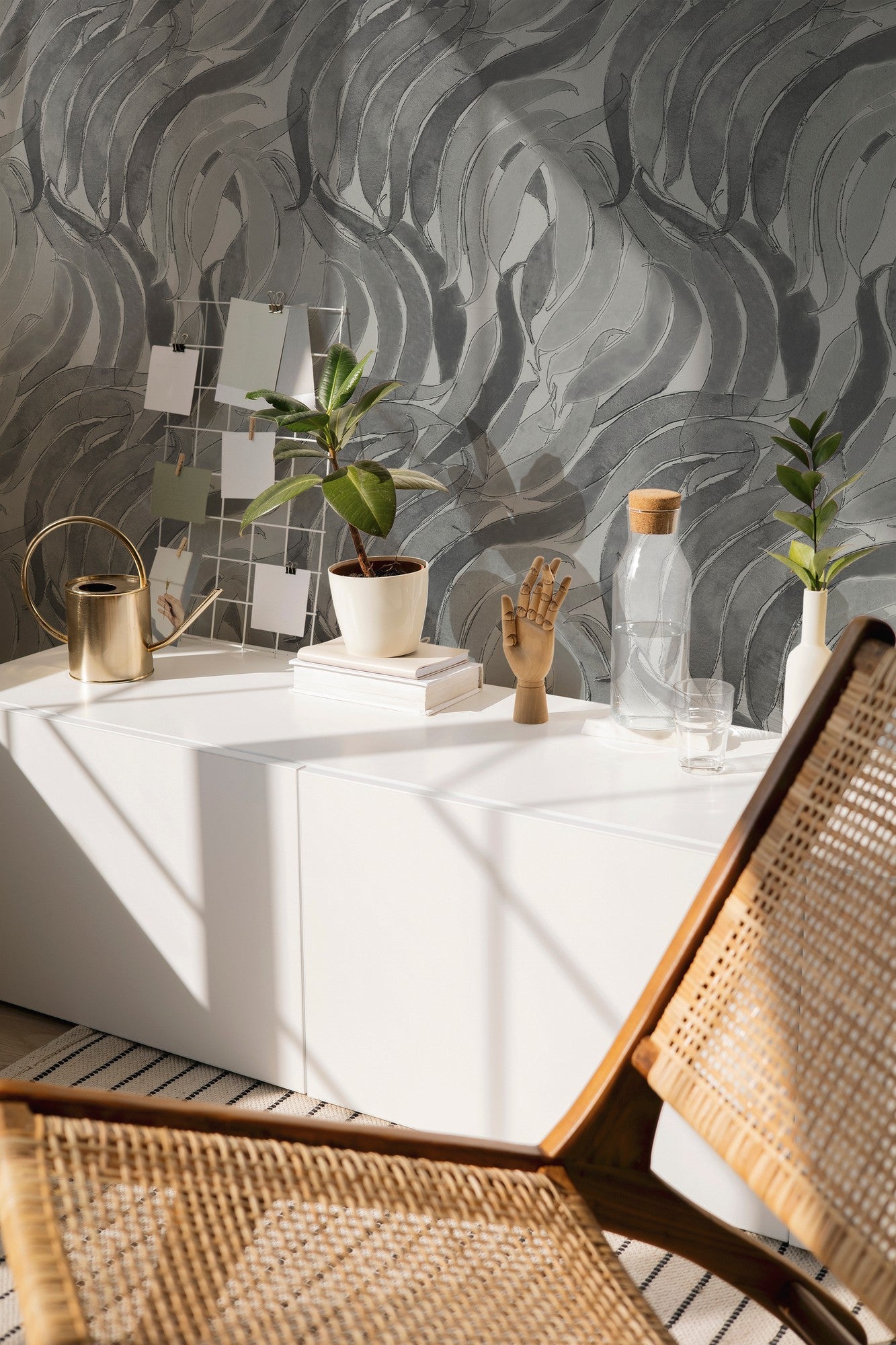 A00128 Crop Fossils Onyx Geo Wallpaper by Coordonné