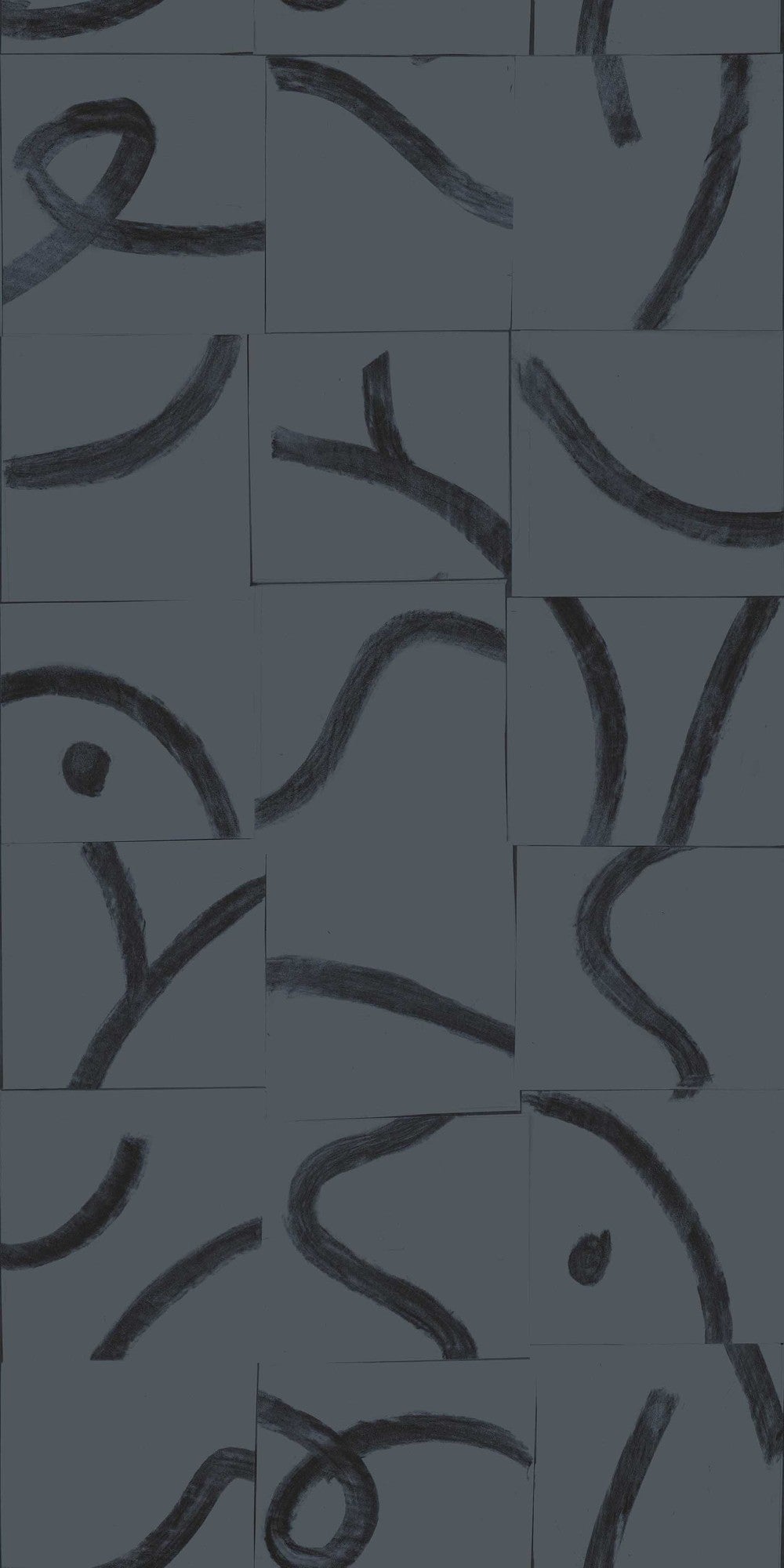 A00133 Cubic Routes Antracite Geo Wallpaper by Coordonné