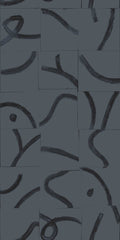 Cubic Routes Antracite Geo Wallpaper by Coordonné