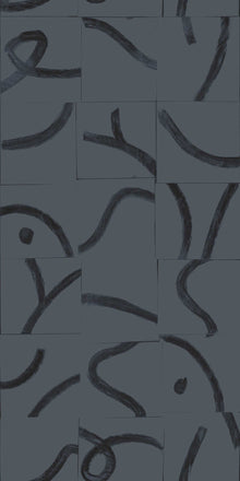 A00133 Cubic Routes Antracite Geo Wallpaper by Coordonné