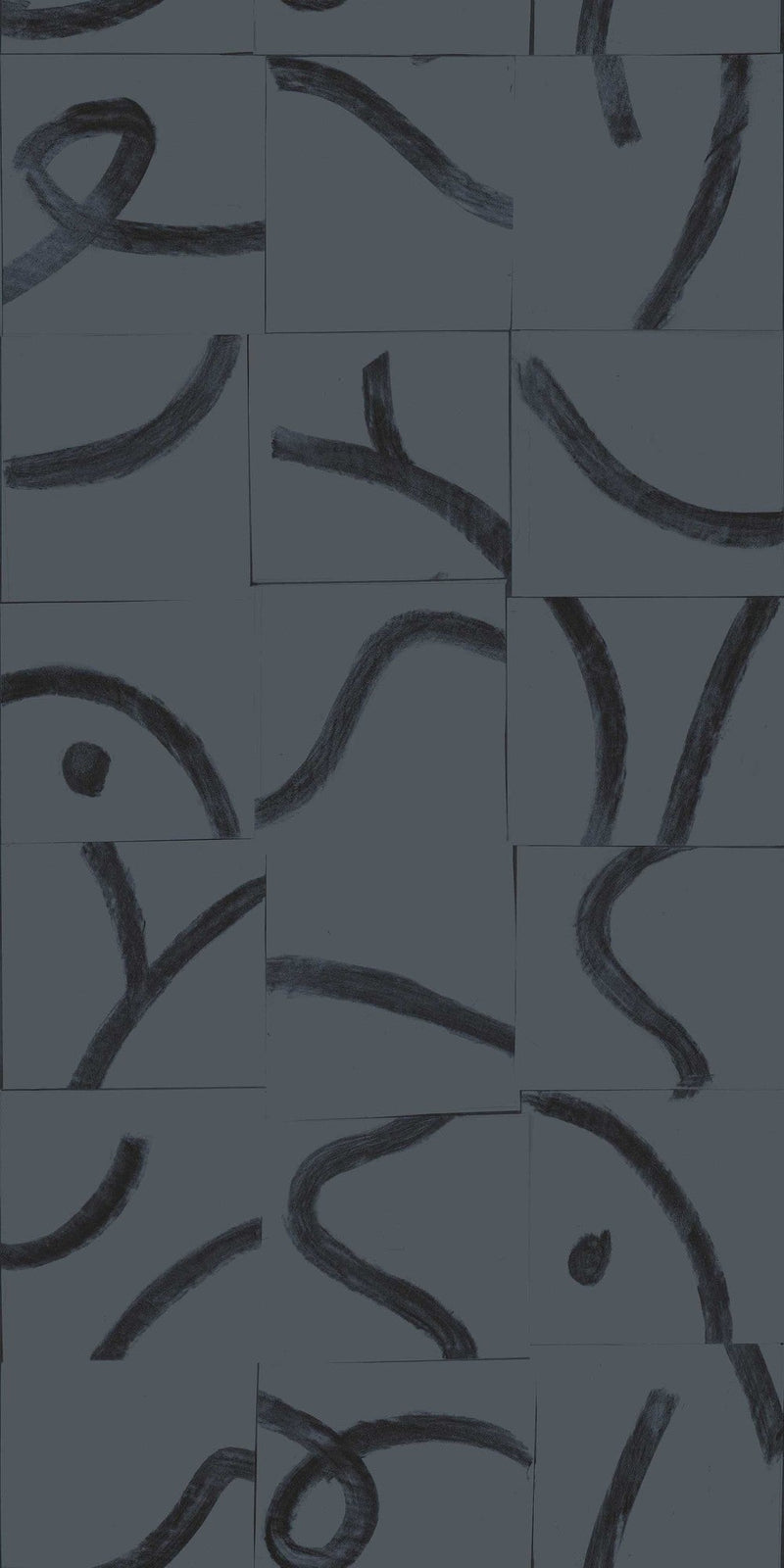 A00133 Cubic Routes Antracite Geo Wallpaper by Coordonné
