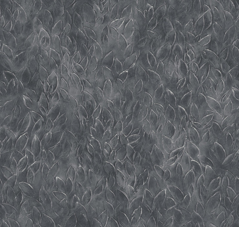 A00138 Rob Leaves Onyx Geo Wallpaper by Coordonné