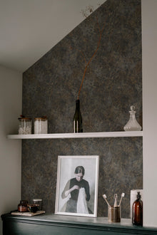A00139 Rob Leaves Quartz Geo Wallpaper by Coordonné