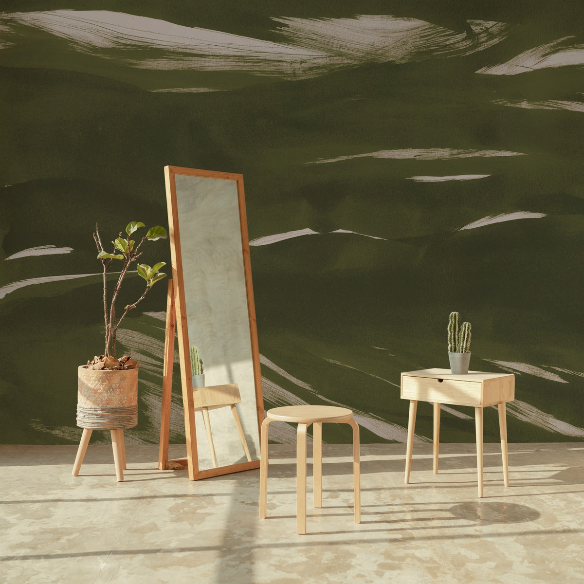 Marine Xray Silvester Geo Mural by Coordonné
