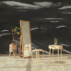A00144 Marine Xray Metallics Onyx Geo Mural by Coordonné