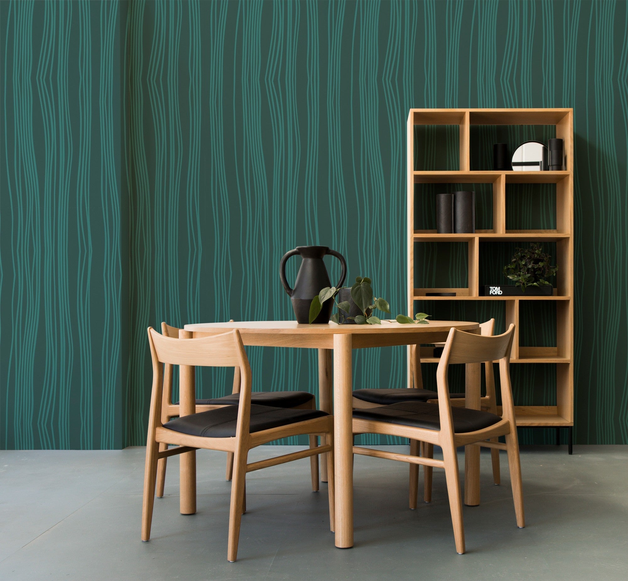 A00147 Tectonic Faults Malachite Geo Wallpaper by Coordonné