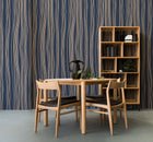 A00151 Tectonic Faults Sapphire Geo Wallpaper by Coordonné