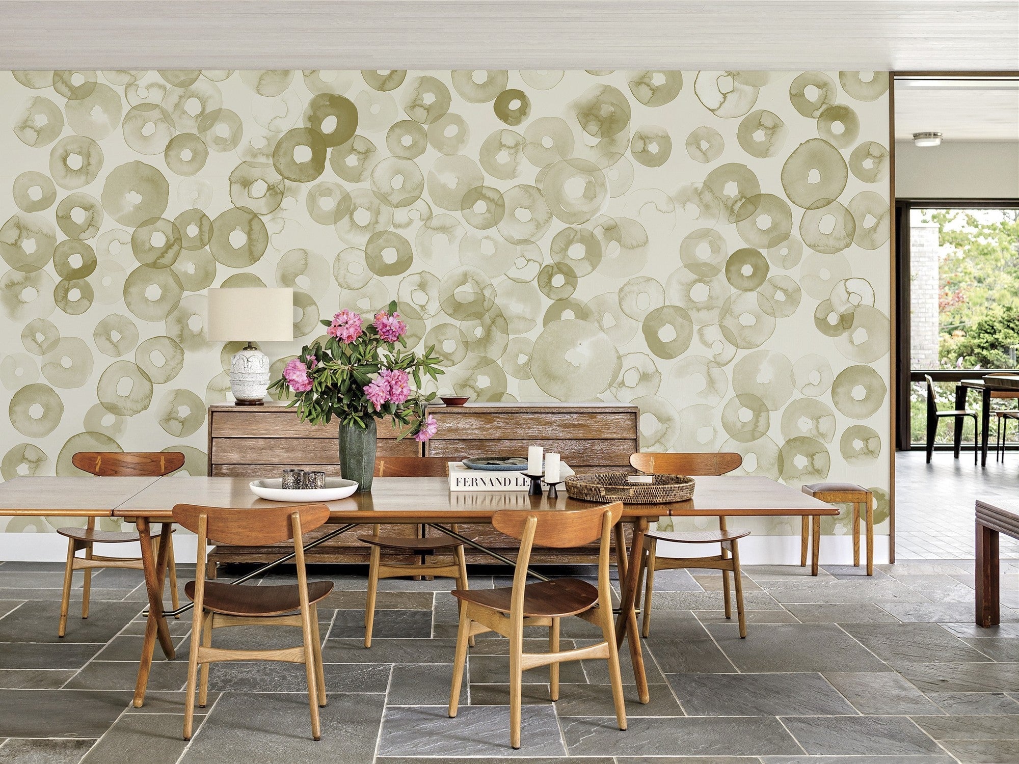 A00152 Cellular Patterns Silvester Geo Mural by Coordonné