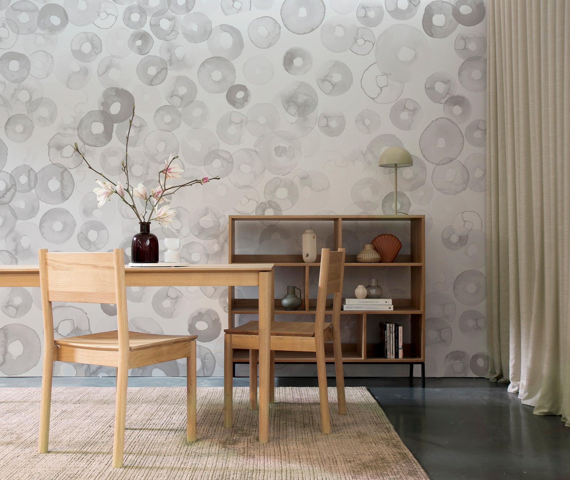 A00153 Cellular Patterns Ice Geo Mural by Coordonné