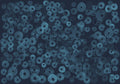 Cellular Patterns Sapphire Geo Mural by Coordonné