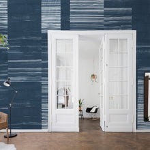A00157 Earth Layers Sapphire Geo Mural by Coordonné