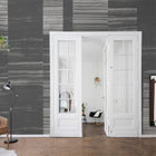 A00162 Earth Layers Metallics Onyx Geo Mural by Coordonné