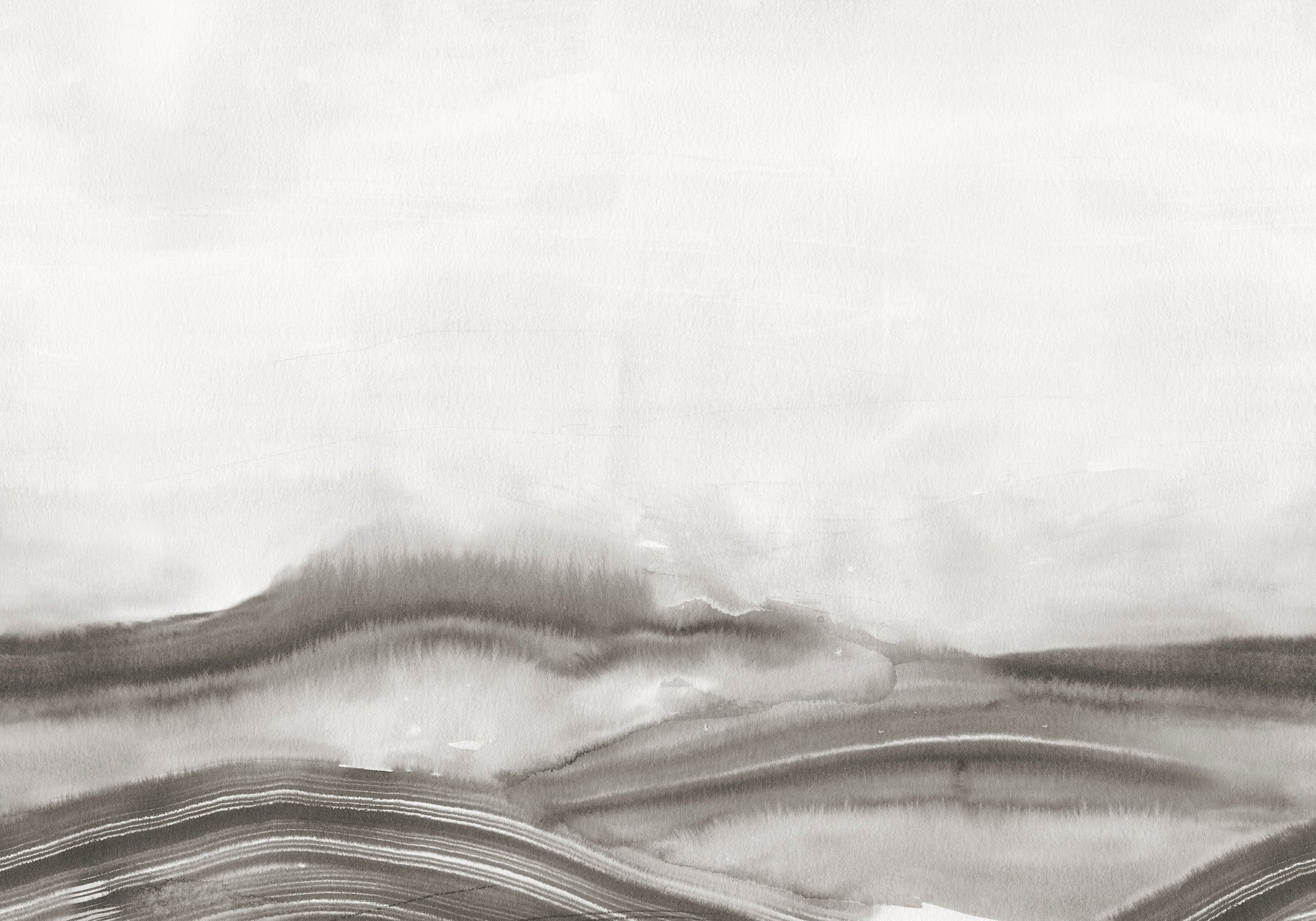 A00166 Atmospheric Haze Onyx Geo Mural by Coordonné