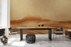 A00168 Atmospheric Haze Metallics Gold Geo Mural by Coordonné