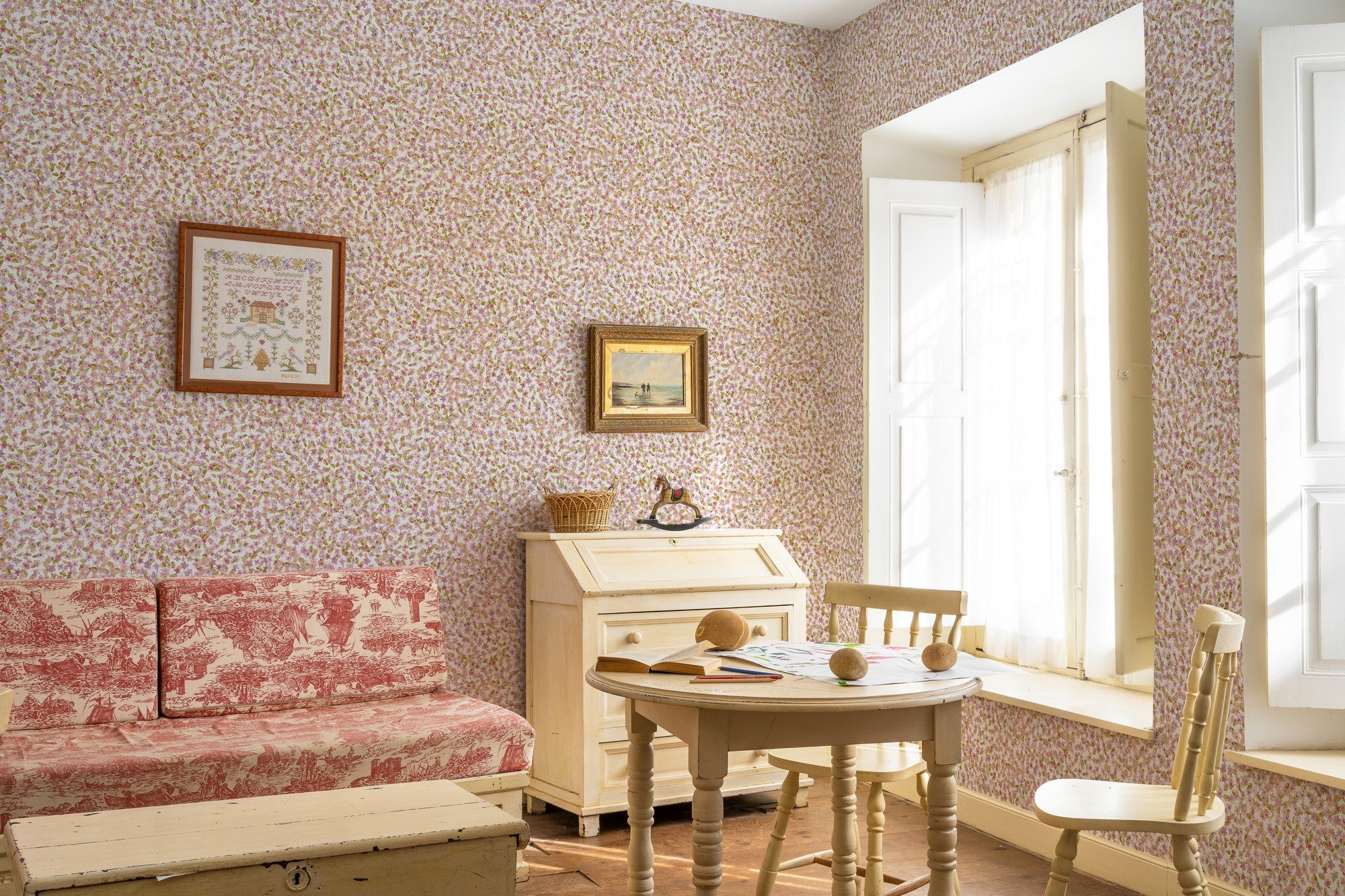 A00223 Ana Rosáceo Feria Wallpaper by Coordonné