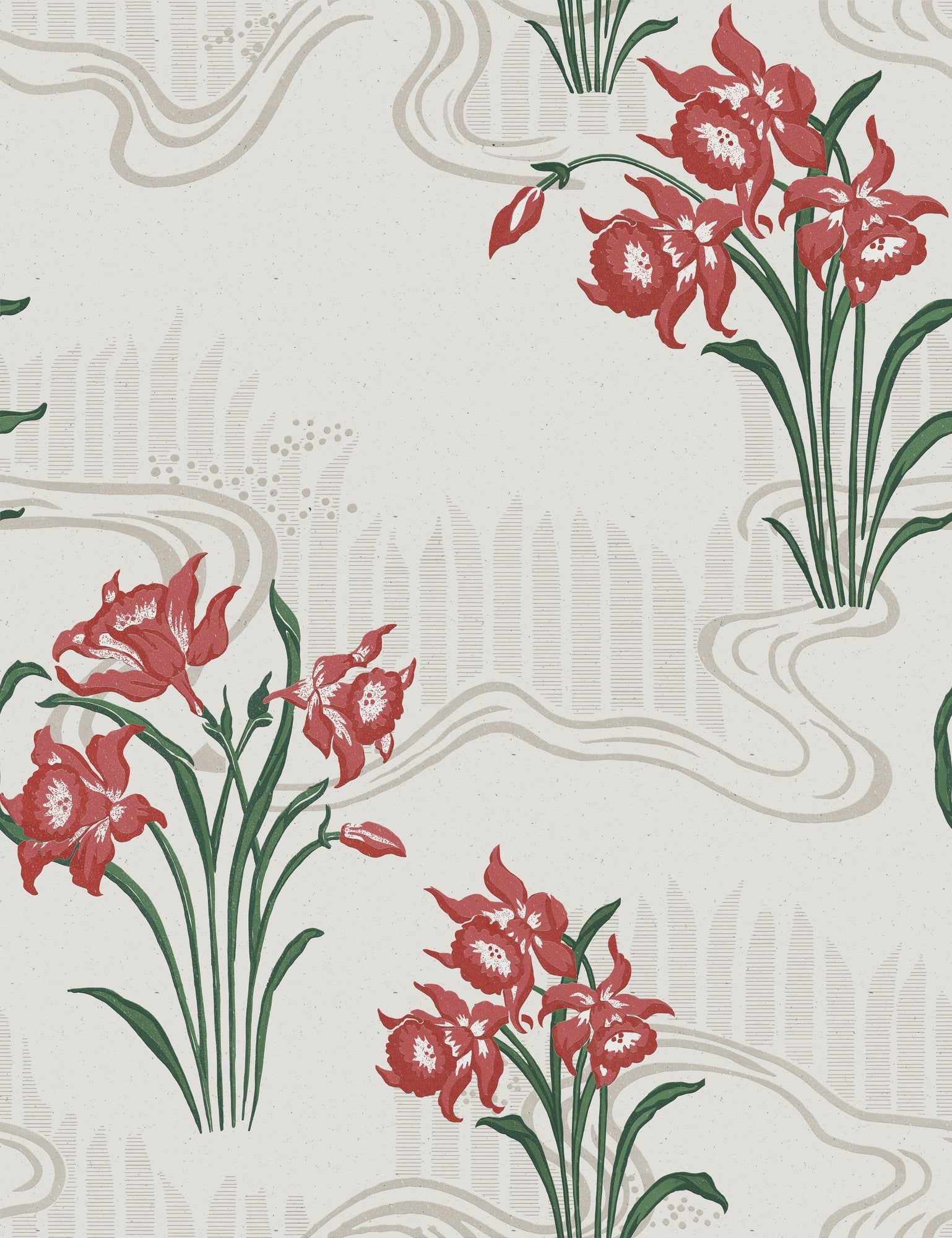 A00230 Candela Carmesí Feria Wallpaper by Coordonné