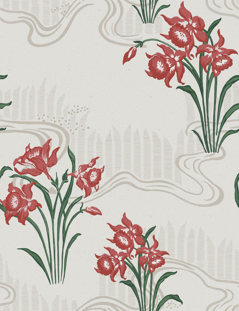 A00230 Candela Carmesí Feria Wallpaper by Coordonné