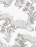 Candela Grafito Feria Wallpaper by Coordonné
