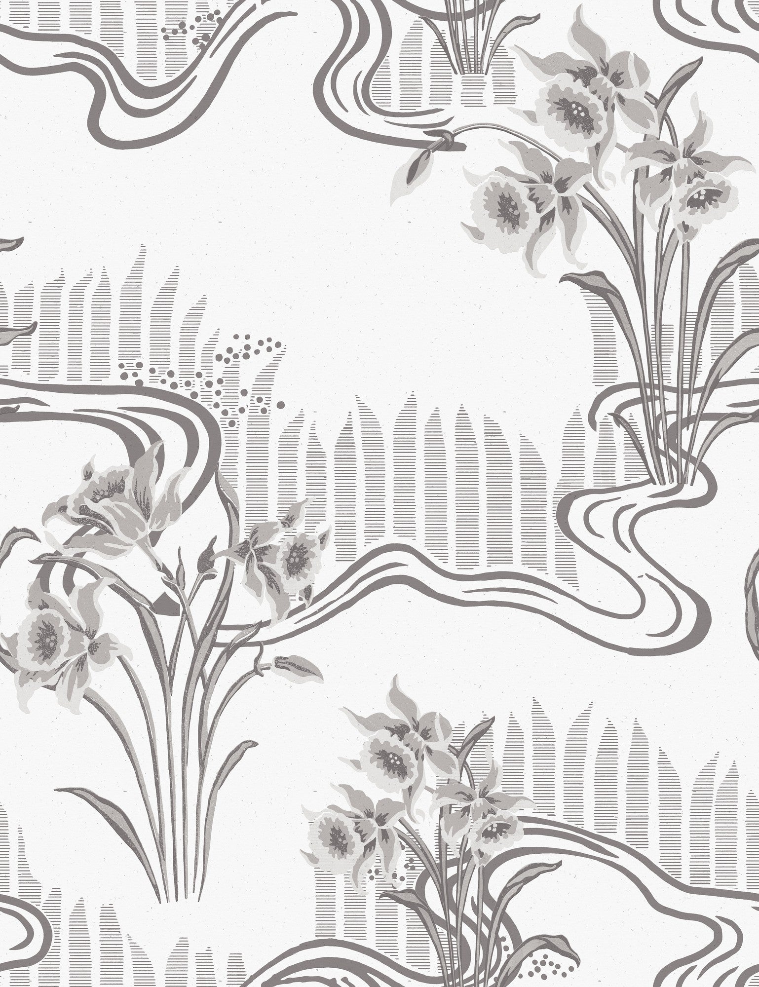 A00232 Candela Grafito Feria Wallpaper by Coordonné