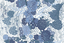 A00238 Maria Luisa Índigo Feria Wallpaper by Coordonné
