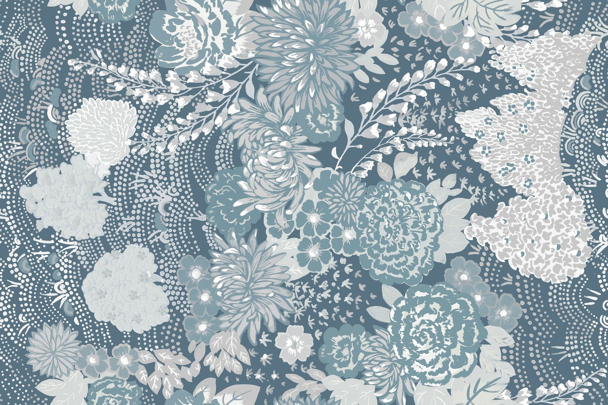 A00239 Maria Luisa Celadón Feria Wallpaper by Coordonné