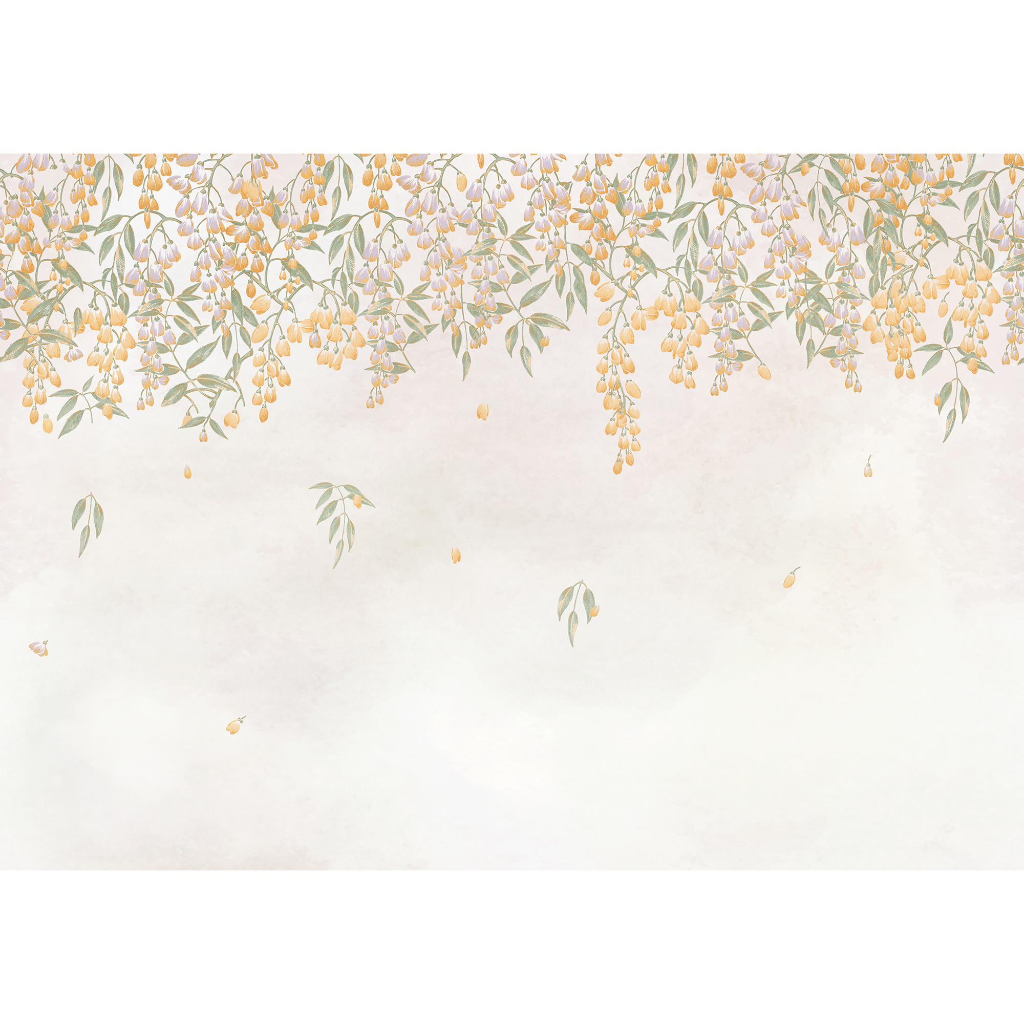Manuela Cúrcuma Random Chinoiseries II Mural by Coordonné (400x280cm)