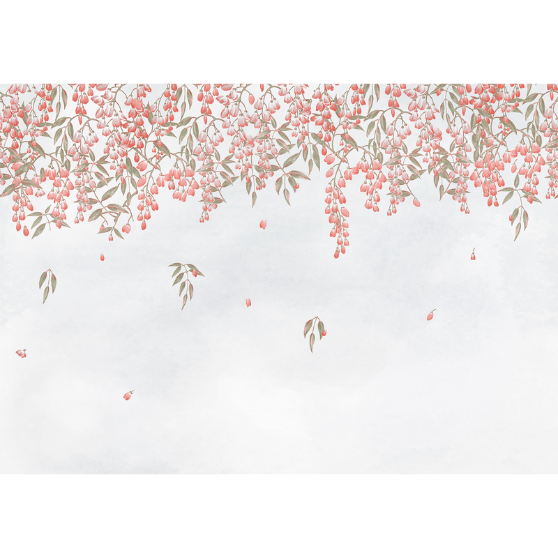 Manuela Carmesí Random Chinoiseries II Mural by Coordonné (400x280cm)