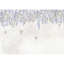 Manuela Índigo Random Chinoiseries II Mural by Coordonné (400x280cm)