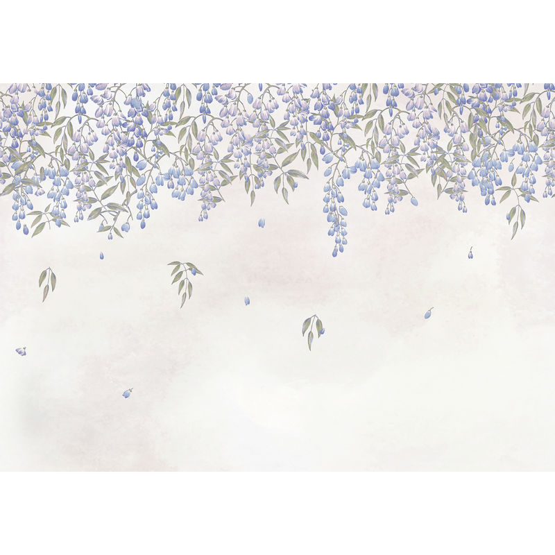 Manuela Índigo Random Chinoiseries II Mural by Coordonné (400x280cm)