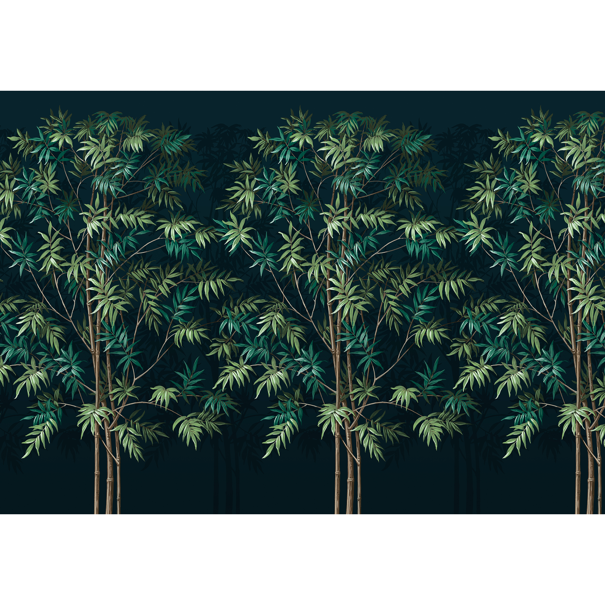 Mythical Ink Random Chinoiseries II Mural by Coordonné (400x280cm)